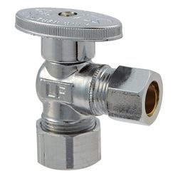 Ace 1/2 in. Compression X 5/8 in. Compression Brass Angle Stop Valve