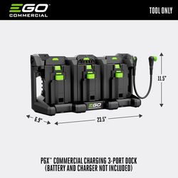 EGO PGX Commercial Charging 3-Port Dock PGX3000D 56 V Battery Charger
