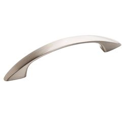 Amerock Contemporary Arch Cabinet Pull 3 in. Satin Nickel Silver 10 pk