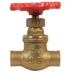 BK Products ProLine Series 3/8 in. FIP Brass Gate Valve