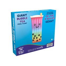 Incredible Novelties Multicolored PVC Inflatable Giant Bubble Tea Float