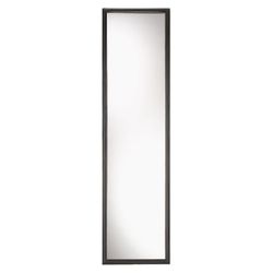 Erias 49 in. H X 13 in. W Black Plastic Door Mirror