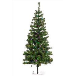 Celebrations 4-1/2 ft. Full LED 170 ct Brilliant Color Changing Christmas Tree