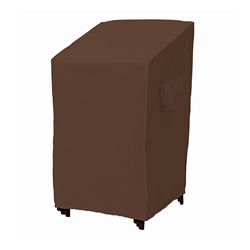 Living Accents Stacked Polyester Chair Cover