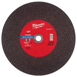 Milwaukee 14 in. D X 1 in. X 7/64 in. thick Metal Cut-Off Wheel 1 pc