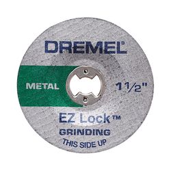 Dremel EZ Lock 1-1/2 in. D X .045 in. thick Metal Grinding Wheel 2 pc