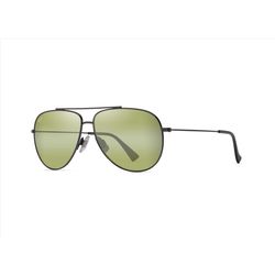 Maui Jim Hauoli XL Sunglasses Unisex Shiny Dark Ruthenium Frame Maui HT Lens Polarized
