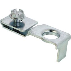 Prime-Line 0.38 in. D X 1.25 in. L Zinc-Plated Silver Steel Bracket 1 pk