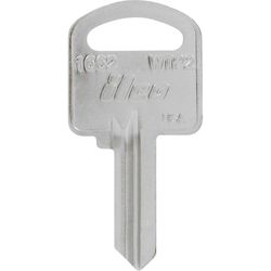 HILLMAN Traditional Key House/Office Key Blank 1662 Double For Yale Locks Silver