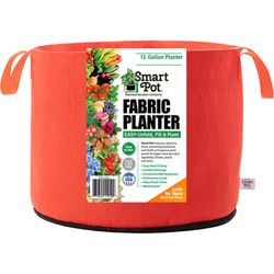 Smart Pot 13.5 in. H X 18 in. W X 18 in. D X 18 in. D Fabric Grow Bag Planter Orange