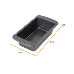 Lifetime Brands Chicago Metallic Everyday 5.9 in. W X 11.6 in. L Loaf Pan Gray 1 pc