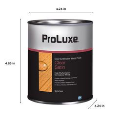 ProLuxe Door & Window Transparent Clear Solvent-Based Wood Finish 1 qt
