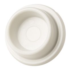 Softtouch 1-7/8 in. L Plastic White Door Stop Mounts to wall 1.75 in.