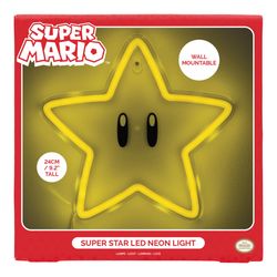 Super Mario Super Star LED Neon Light 1 pk