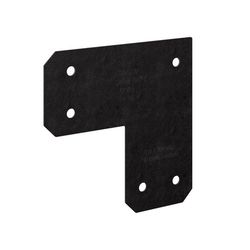 Simpson Strong-Tie OA Avant Collection 10.5 in. H X 10.5 in. W X 5 in. D Black Steel Inside L Strap