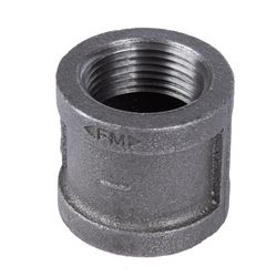 STZ Industries 1 in. FIP each X 1 in. D FIP Black Malleable Iron Coupling