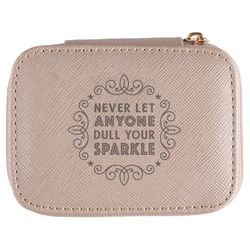 History & Heraldry Never Let Anyone Dull Your Sparkle Travel Jewellery Box 1 pk