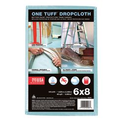 Trimaco One Tuff 6 ft. W X 8 ft. L Professional Grade Canvas Drop Cloth 1 pk
