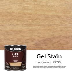 Old Masters Semi-Transparent Fruitwood Oil-Based Alkyd Gel Stain 1/2 pt