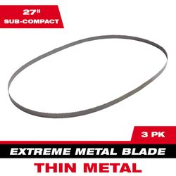 Milwaukee Metal Band Saw Blade 12/14 TPI Variable teeth 3 pk