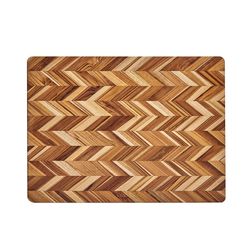 TeakHaus 24 in. L X 18 in. W X 1.5 in. Teak Wood Cutting Board