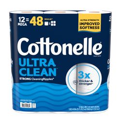 Cottonelle Ultra CleanCare Toilet Paper 12 Rolls 284 sheet