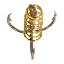 Eagle Claw #4 BRONZE SOFT BAIT DOBY TREBLE HOOKS 3PK Fishing Hooks