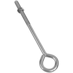 National Hardware 3/8 in. X 8 in. L Stainless Stainless Steel Eyebolt Nut Included