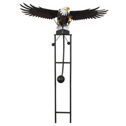 Alpine Assorted Iron 8.27 in. H Garden Stake Spinner