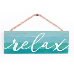 P Graham Dunn 3.5 in. H X 10 in. L Multicolored Wood String Sign