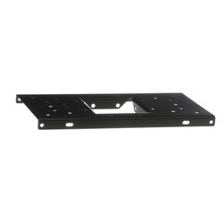 Architectural Mailboxes Black Steel Mailbox Mounting Board .060 Ga. 12.875 in. L