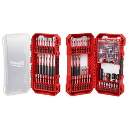 Milwaukee Assorted Driver Bit Set Alloy Steel 100 pc