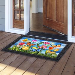 Briarwood Lane 30 in. W X 18 in. L Multi-Color Rubber Door Mat