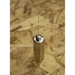 General 8 oz Steel Plumb Bob 4 in. L 1 pc