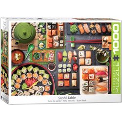 Eurographics Sushi Table Jigsaw Puzzles Multicolored 1000 pc