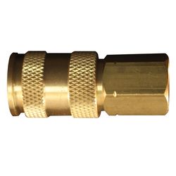 Milton Brass Air Coupler 3/8 in. 1 pc