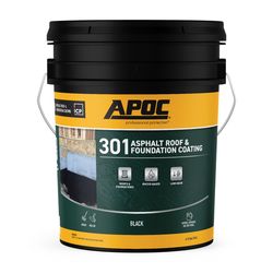 Black Jack Gloss Black Asphalt Roof And Foundation Coating 5 gal