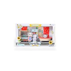 Sunny Days Honey Bee Acres Bathroom Doll House Multicolored 30 pc