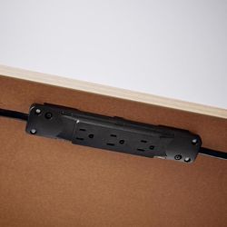 Charg 10 ft. L 6 outlets Power Strip w/Surge Protection Black 1000 J