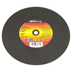 Forney 10 in. D X 5/8 in. X 1/8 in. thick Aluminum Oxide Metal Cutting Wheel 1 pc