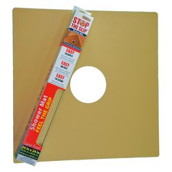 Stop the Slip 24 in. L X 24 in. W Beige Vinyl Bath Mat