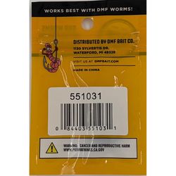 DMF Bait Snelled Hooks 1 in.