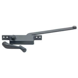 Barton Kramer Silver Steel Vertical Single-Arm Casement Window Operator