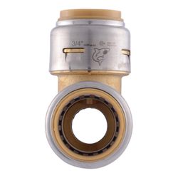 SharkBite Push to Connect 3/4 in. PTC each X 1/2 in. D PF Brass Reducing Tee