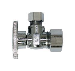 Ace 5/8 in. Compression X 3/8 in. Compression Brass Angle Stop Valve