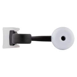 National Hardware Zinc Matte Black Hinge Pin Door Stop Mounts to door 0.63 in.