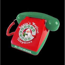Mr. Christmas Multicolored Santa Magic Phone Animated Decor