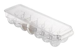 iDesign Linus 3 in. H X 14.5 in. D Plastic Egg Holder