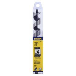 IRWIN 7/8 in. D X 7.5 in. L Auger Bit Carbon Steel 1 pc