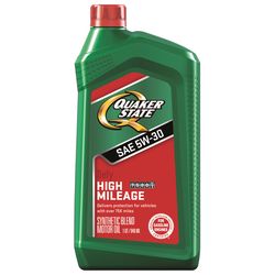 Quaker State Defy 5W-30 Gasoline High Mileage Motor Oil 1 qt 1 pk